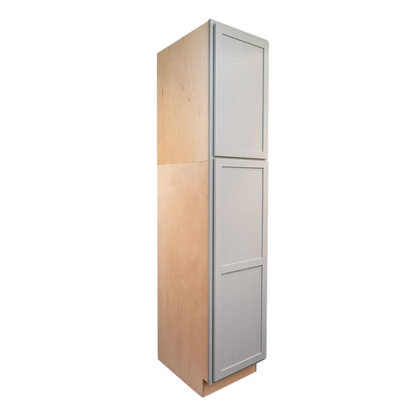 Tall Boy Pantry Cabinet 24" W x 90" H x 24" D Right Hand - Magnetic Grey