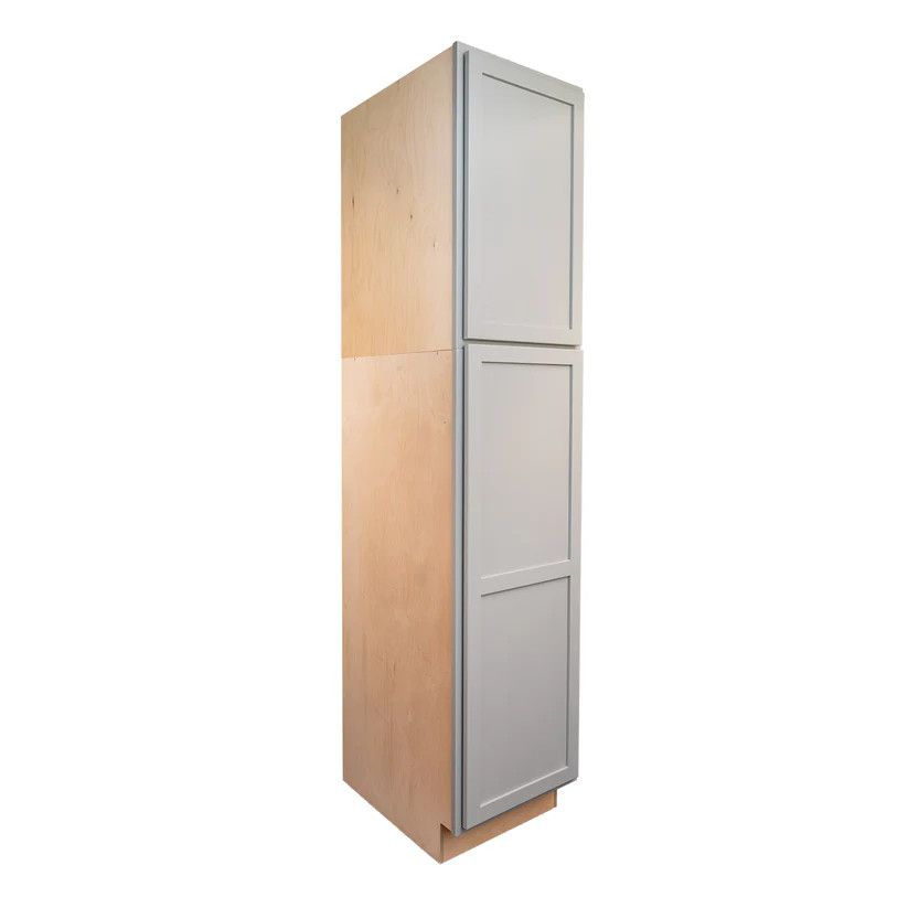 Tall Boy Pantry Cabinet 24" W x 96" H x 24" D Right Hand - Magnetic Grey