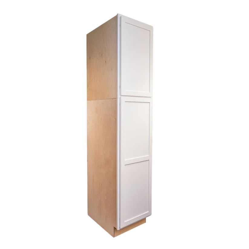 Tall Boy Pantry Cabinet 24" W x 96" H x 24" D Right Hand - Pure White