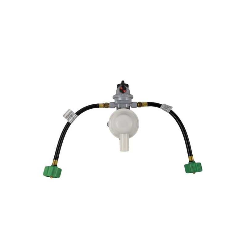 GR-9984 Fairview GAS-FLO LP-Gas 2-Stage Auto Changeover Regulator with Hoses