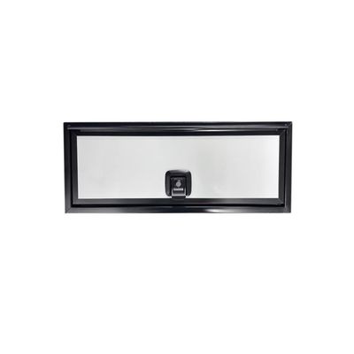 RV Baggage Compartment Door | 25.75" x 9.5" | White Door with Black Trim