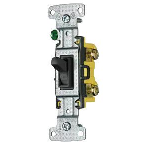 Trade Select 3 Way Toggle Switch 15A/120V Black 10-Pack