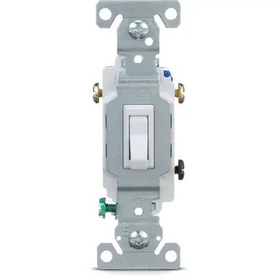 Eaton 3-Way Toggle Switch White 10PC