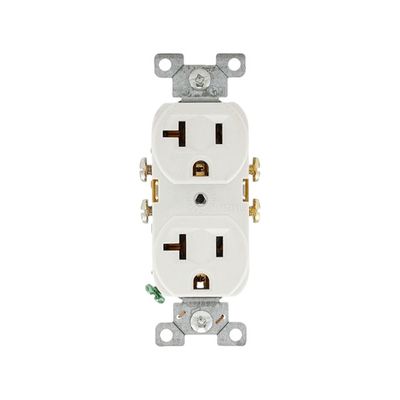 10PCS Eaton CR20W Recp Duplex 20A 125V 2P3W Str Swire WH