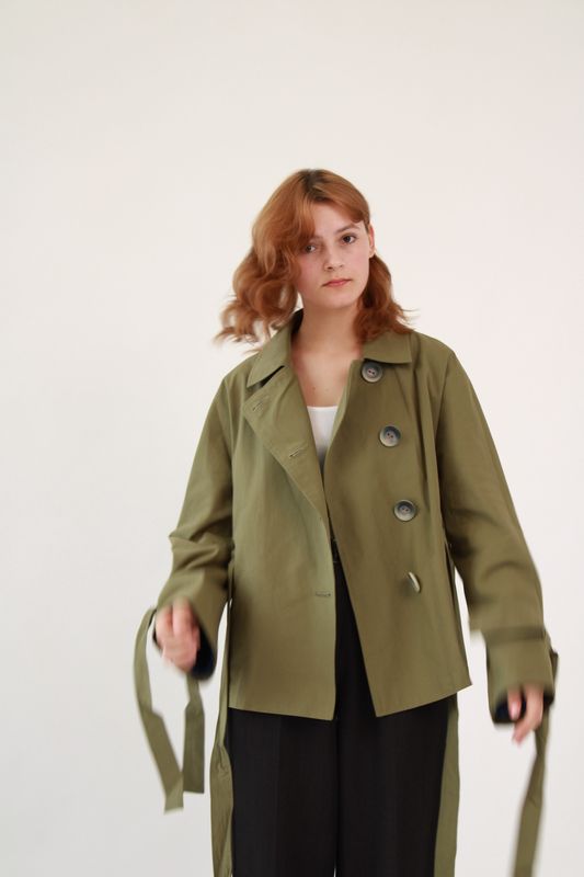 Trench Coat Green - Short