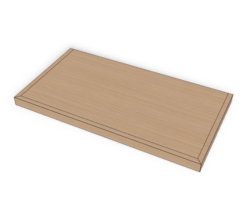 Wood Top with Nosing