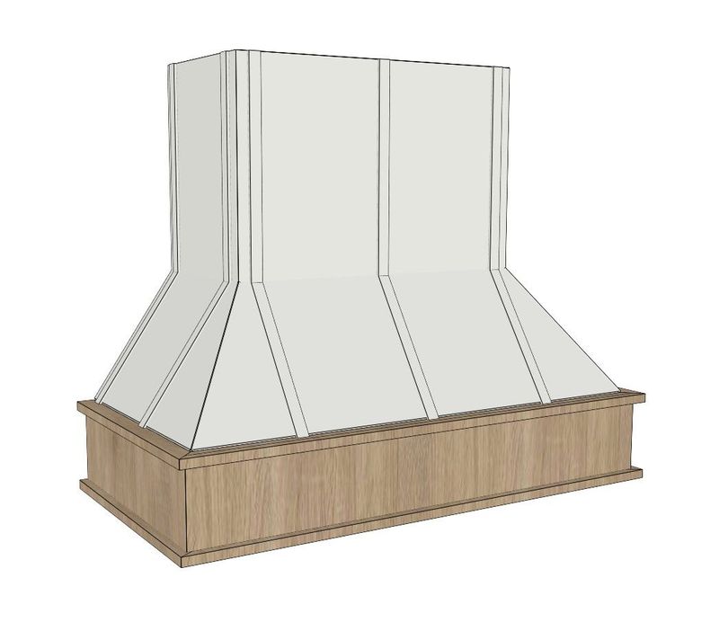 Range Hood Compound Angled Step