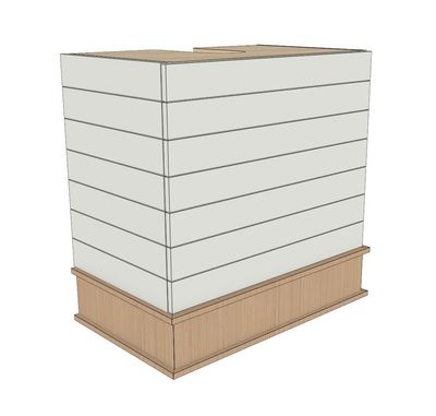 Range Hood - Shiplap