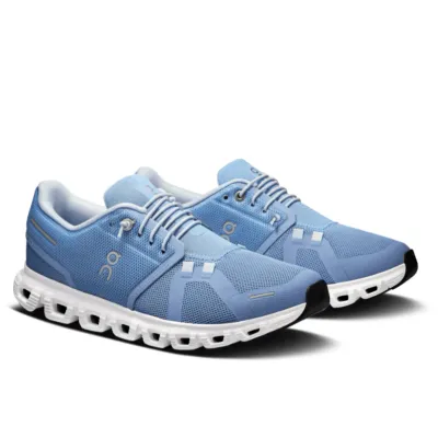 On Cloud 6 Chambray | White M