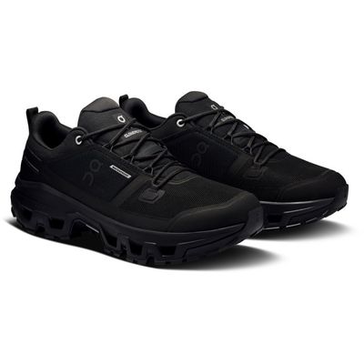 On Cloudrock Low Waterproof Hiking Shoes Men - Black | Black