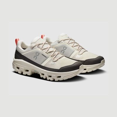 On Cloudrock Low Waterproof Hiking Shoes - Ivory | Ivory