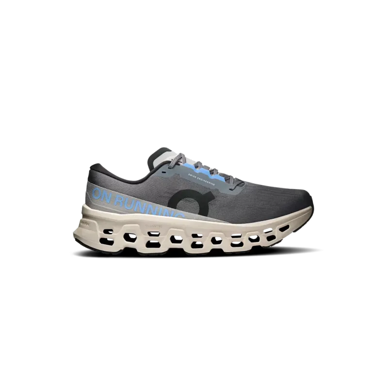 On CLOUDMONSTER 3 Rock silver