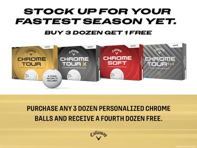 Callaway Chrome Buy 3 Get 1 Free Promo
