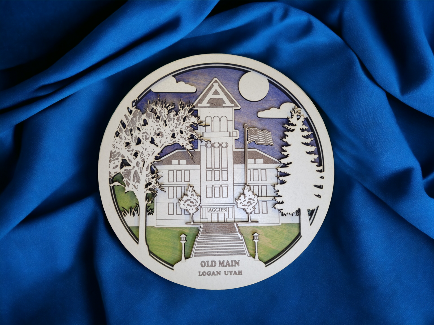 3D USU Old Main Sign