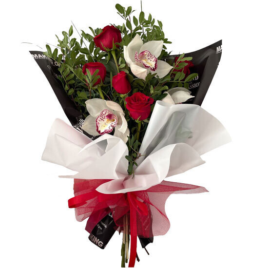 Bouquet of Roses &amp; Orchids
