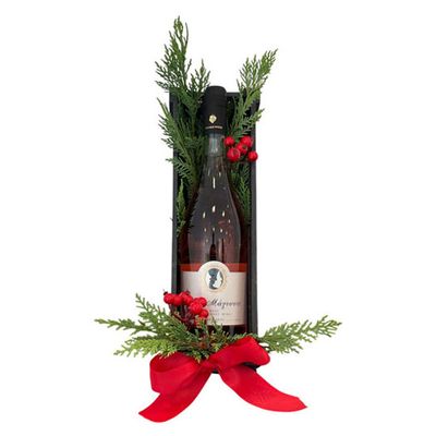 Ξύλινο Τελαράκι με Κρασί