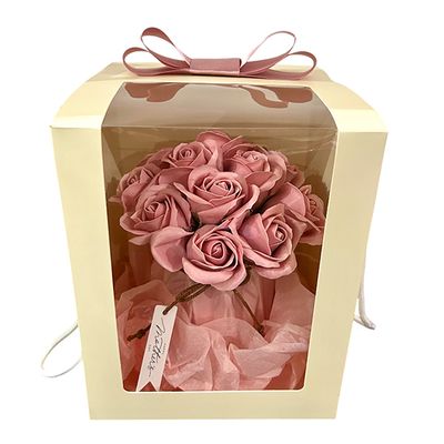 Dusty Pink Roses in a Box