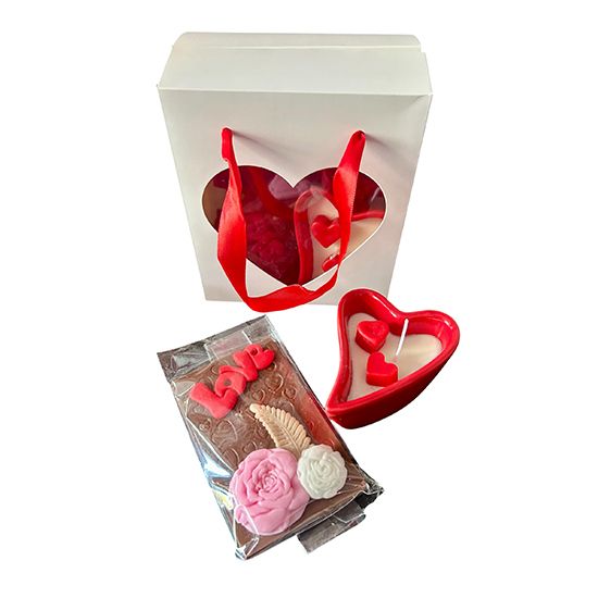 Love Σοκολάτα με Κερί