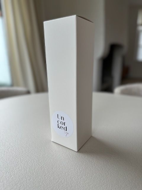 Geschenkverpakking 1 fles - wit