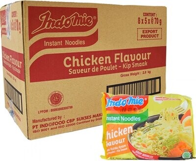 Indomie Instant Noodles Noodles Chicken Flavour 40 x 70gr