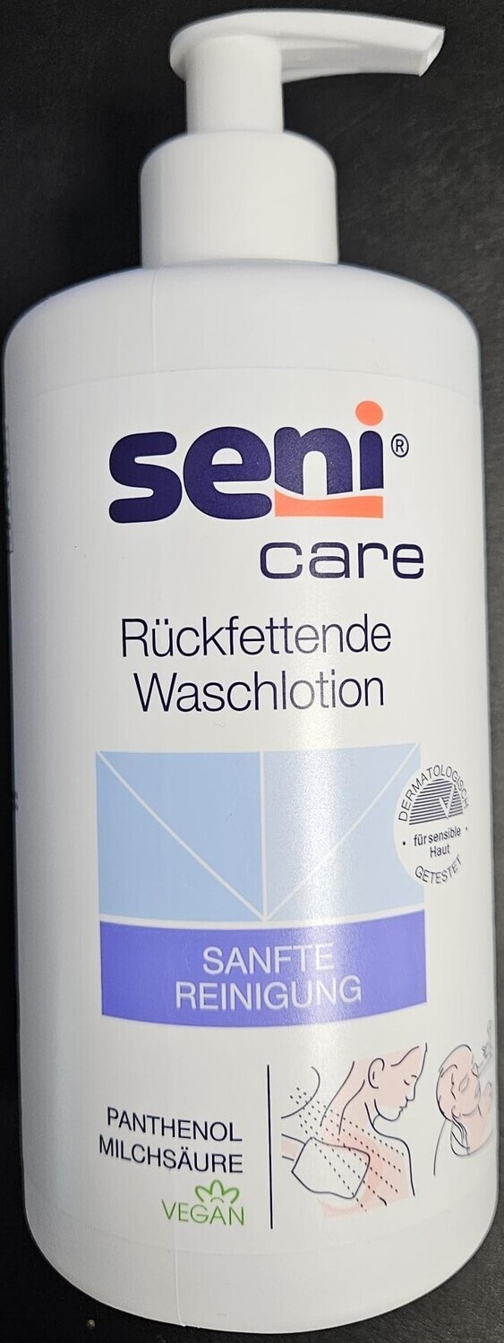 Rückfettende Waschlotion mit Panthenol und Milchsäure
