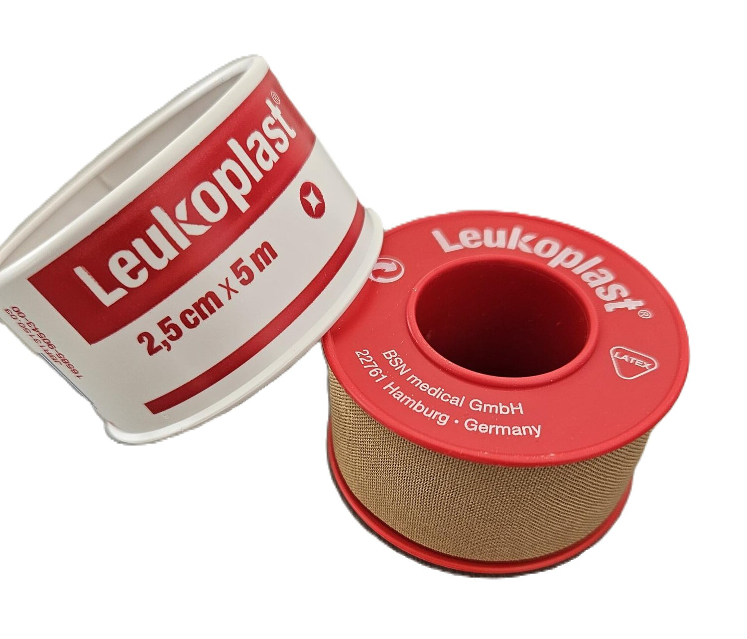 Leukoplast 2,5cm x 5m, braun
