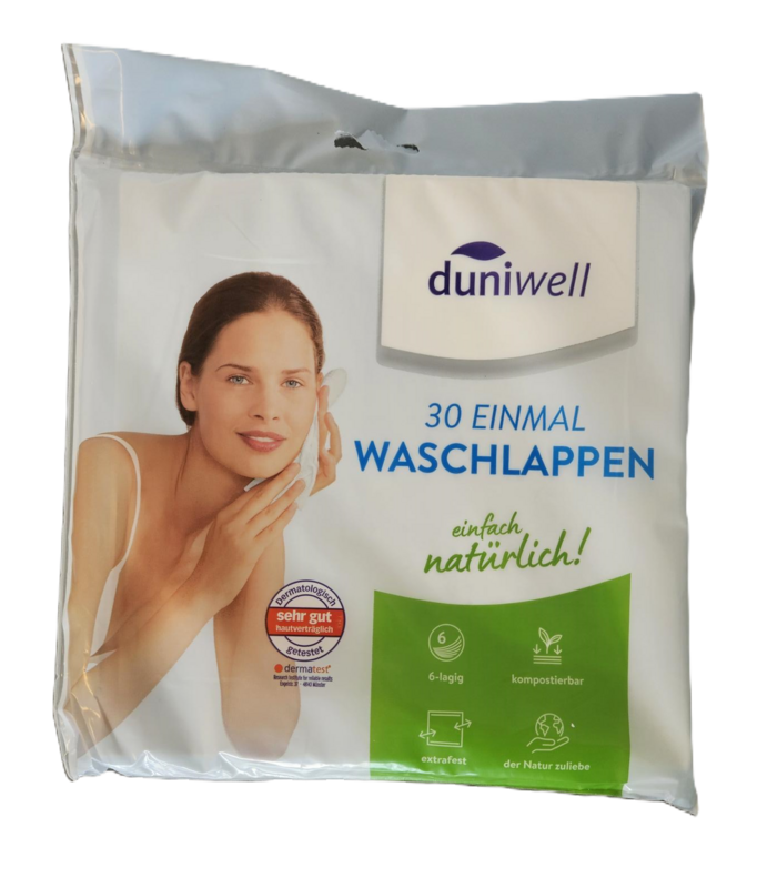 Einmalewaschlappen 30Stk. Duniwell