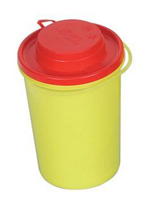 Kanülen-Abwurfbehälter / Spritzenabwurf 600ml o. 800ml