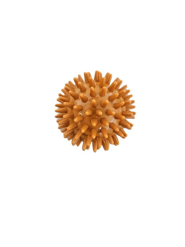 Igelball /Massageball braun/kupfer 7cm