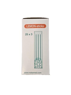 Noba Mundpflegestäbchen Lemon Sticks (1 Pack à 25 x 3 Stück)
