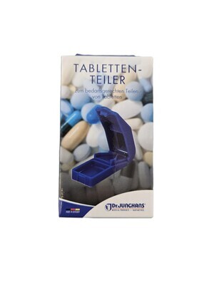 Tablettenteiler in 2 Varanten / grün oder blau