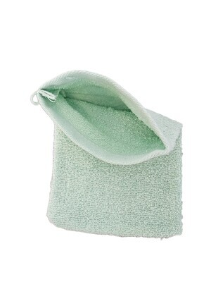 Waschlappen / Waschhandschuh mintgrün