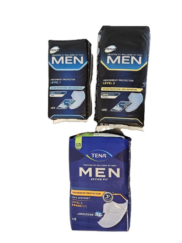 Tena Men Vorlagen Level 1-3