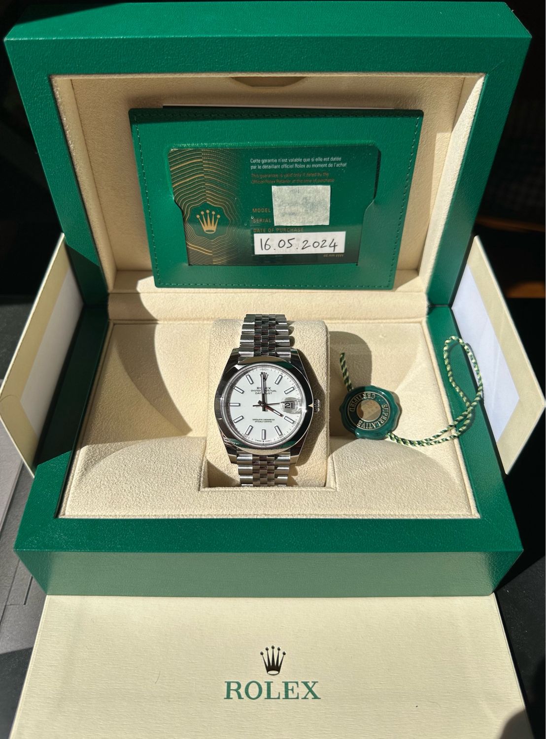 Rolex Datejust 41mm bracelet jubilé 2024