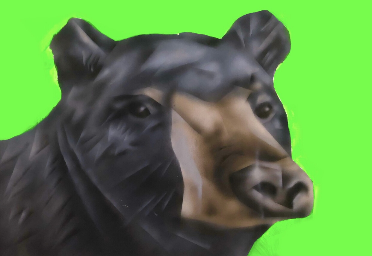 untitled (bear), ORIGINAL PAINTING