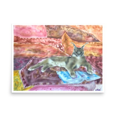 Floppa reading infinite jest 2023, print