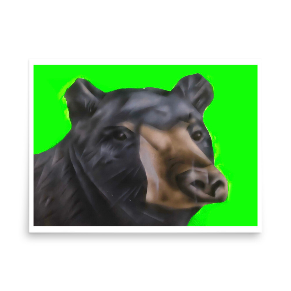 untitled (bear), 2023, print