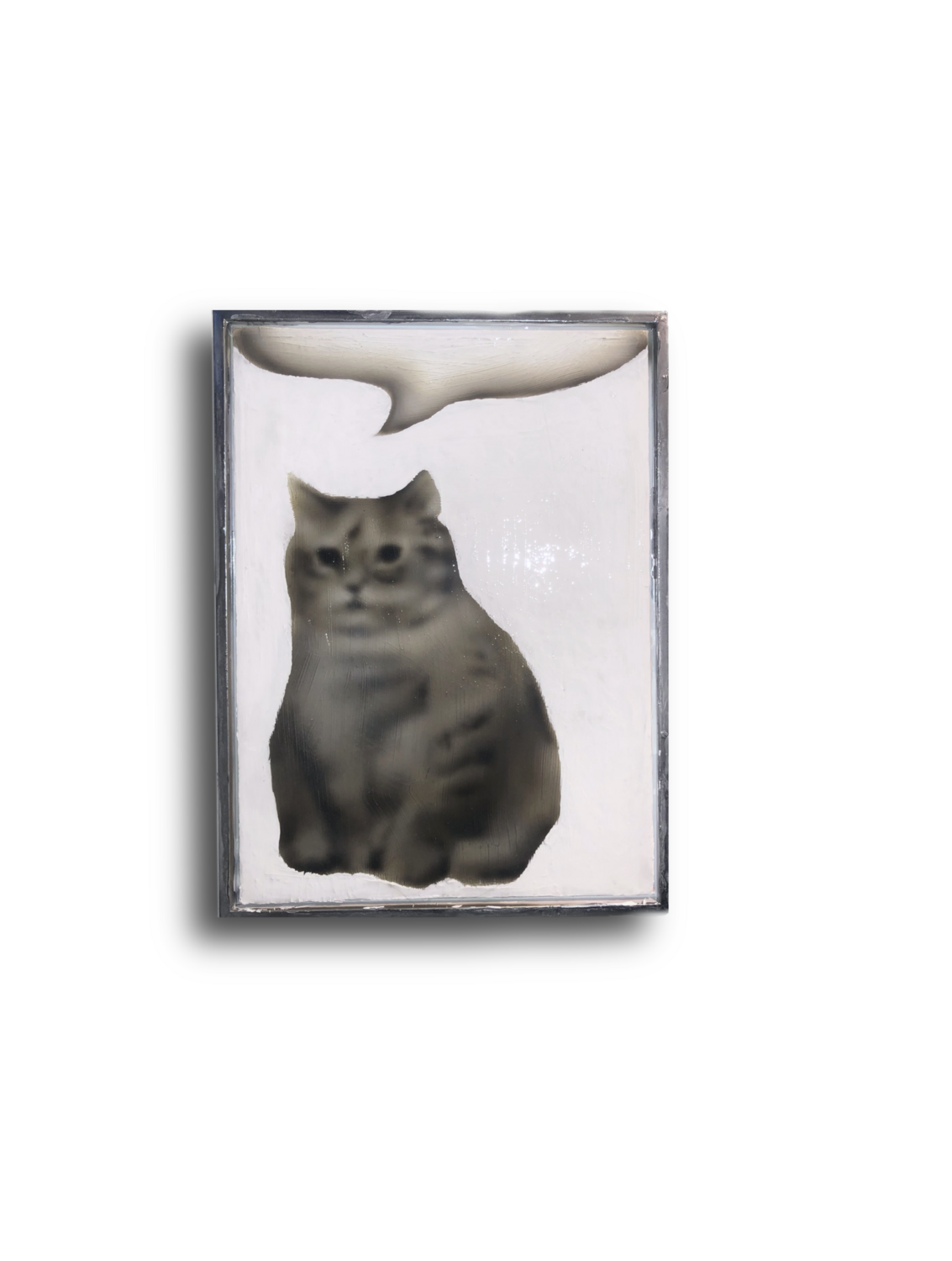 ORIGINAL PAINTING, untitled (brown kitten), 2023