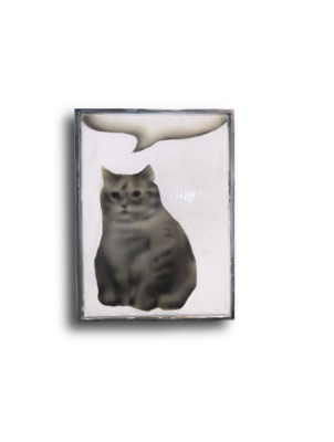 ORIGINAL PAINTING, untitled (brown kitten), 2023