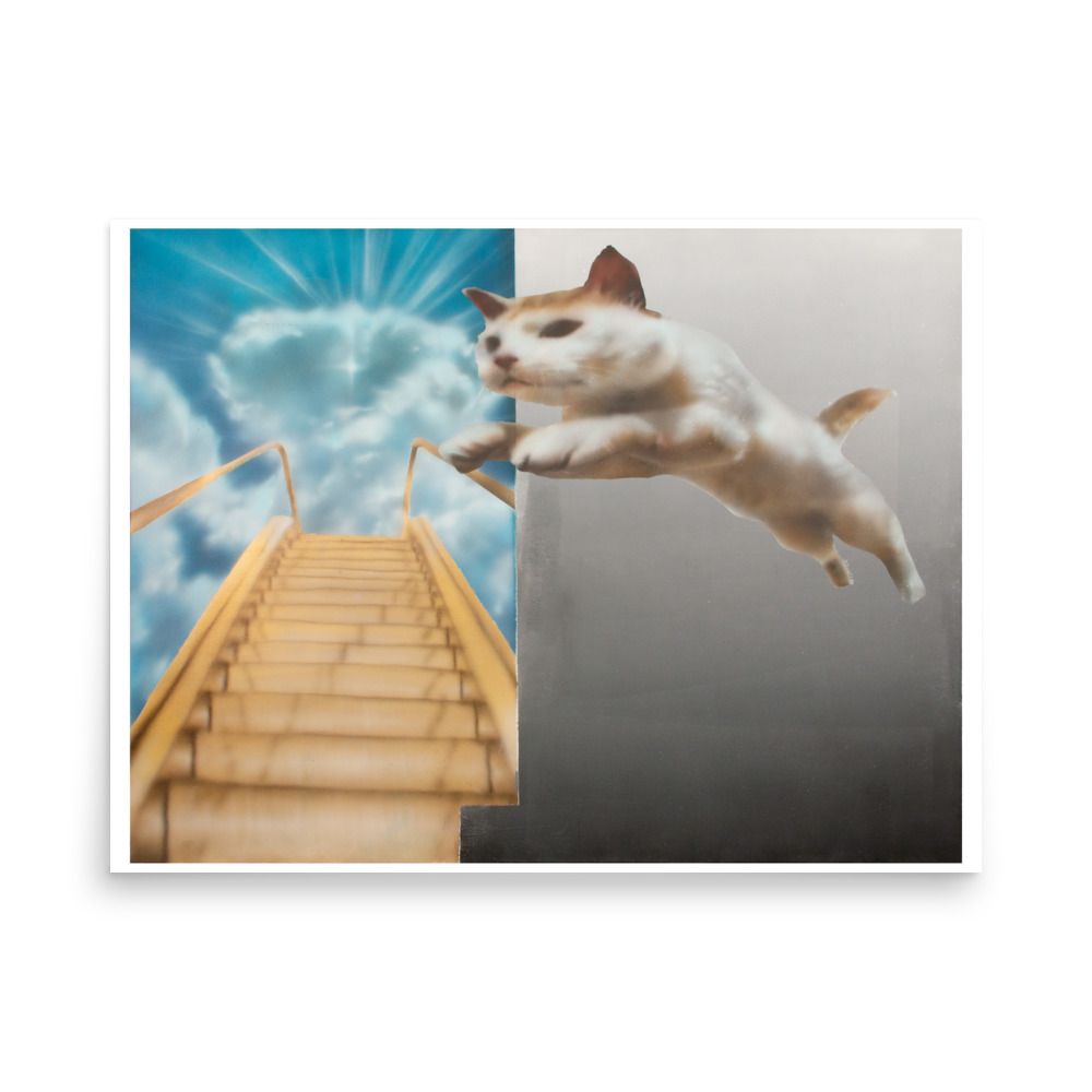 Leap of faith, print, 2024