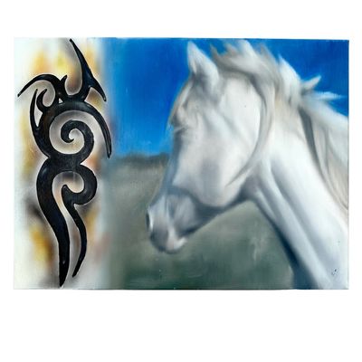 horse w tribal