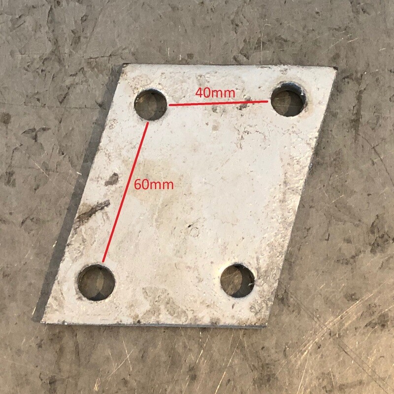 60mm 4 hole angle plate
