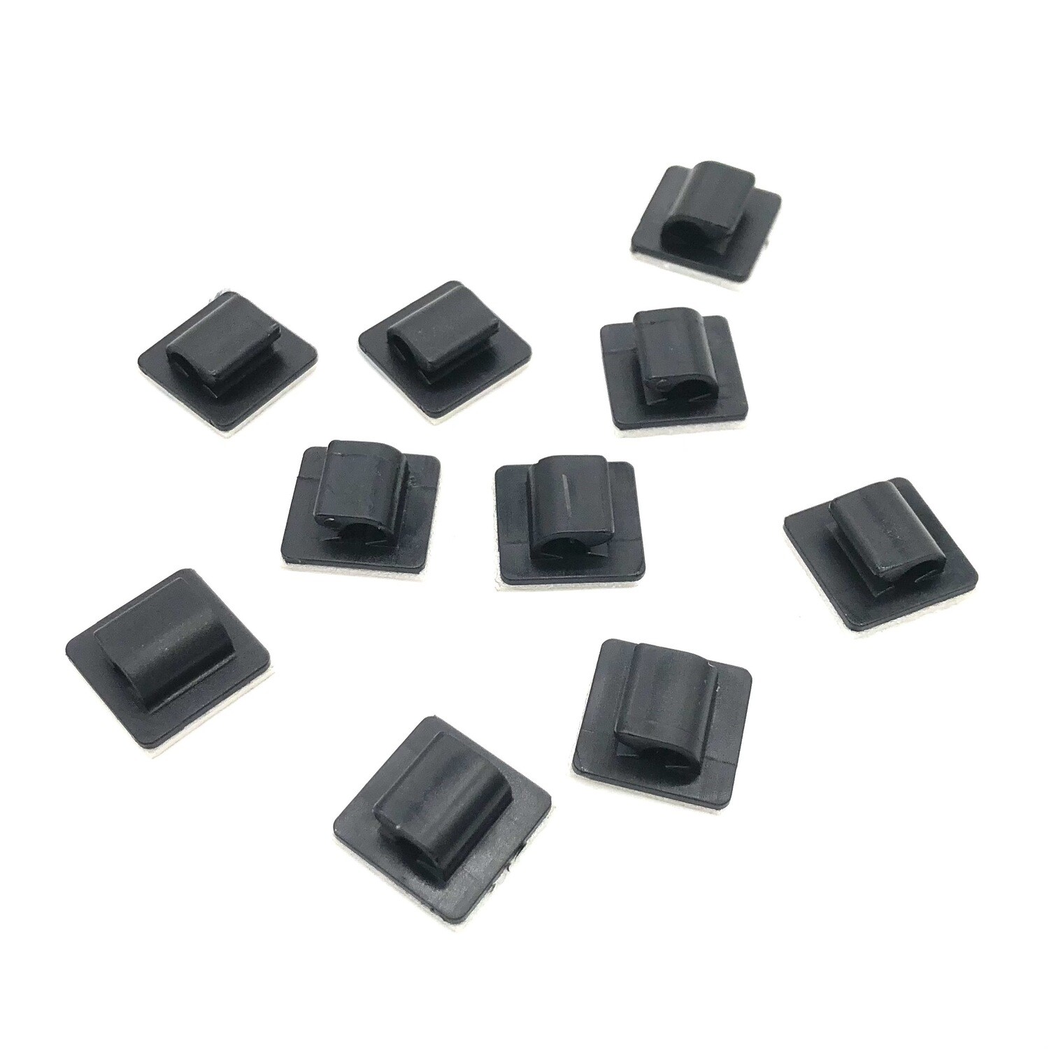 Adhesive Cable Clips Nylon 6mm (Small) PACK OF 10