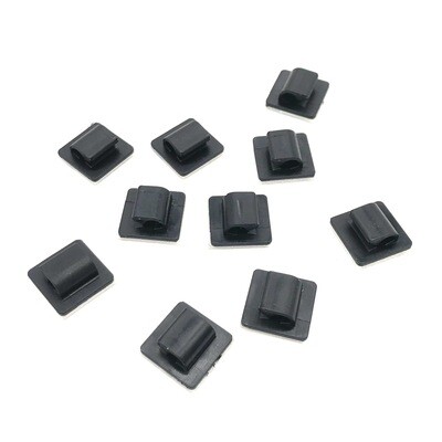 Adhesive Cable Clips Nylon 6mm (Small) PACK OF 10
