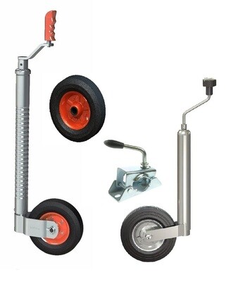 Jockey wheels, clamps and spare parts