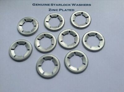 16mm M16 starlock washer x10