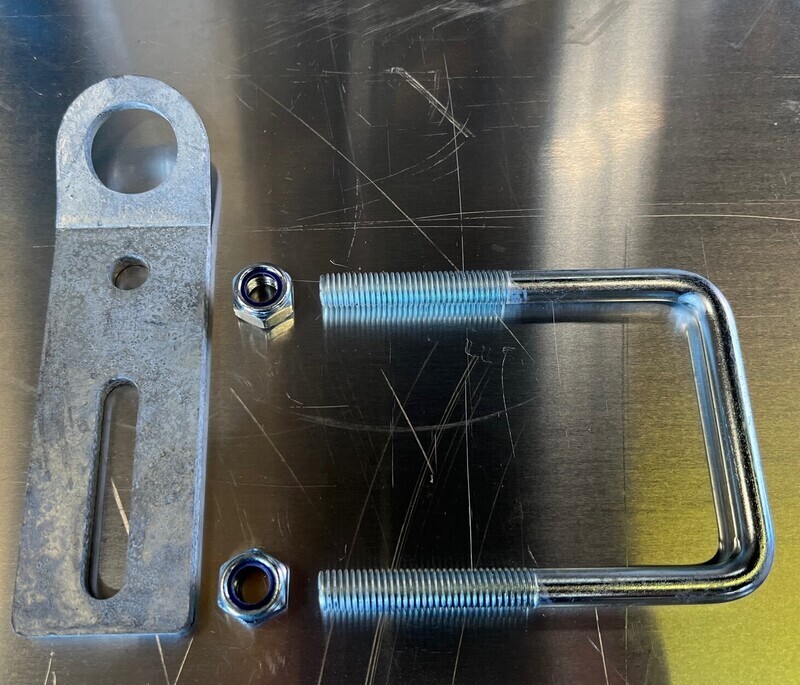 Bolt on tie down 80mm x 80mm crossmember