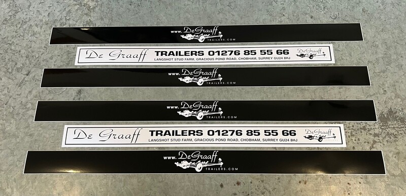 Trailer front stickers kit (Black)