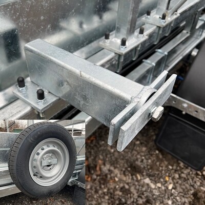 Spare wheel mounting bracket