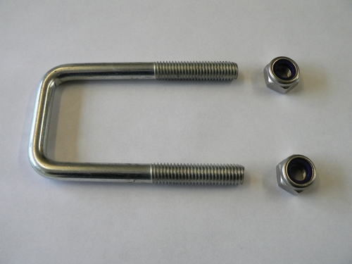 M10 square U-bolt 40mm x 90mm x 10mm